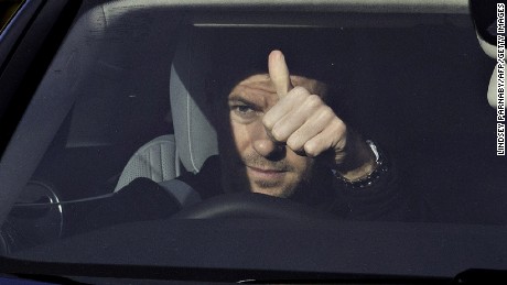 Steven Gerrard leaves Liverpool&#39;s training ground the morning after announcing his departure from the English club.