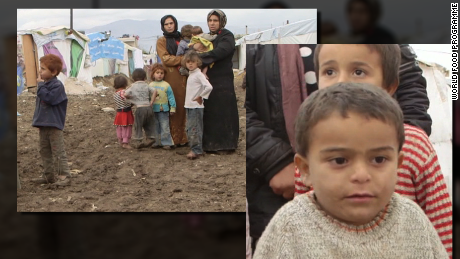 Syrian refugees in Bekaa Valley, Lebanon, November 2014