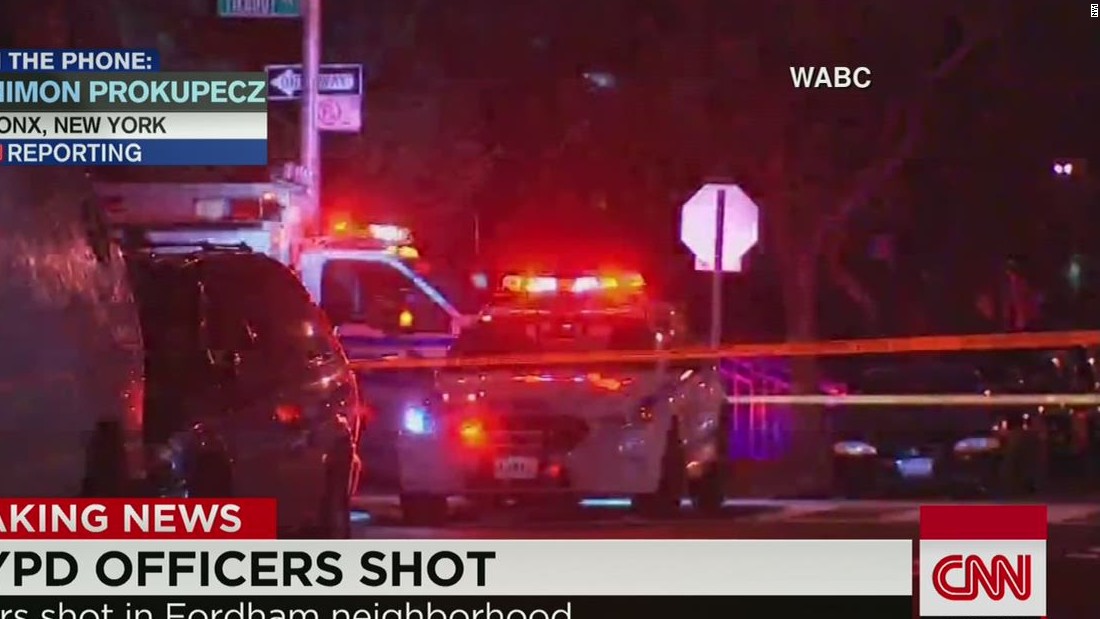 Two Nypd Officers Shot Responding To A Robbery Cnn Video