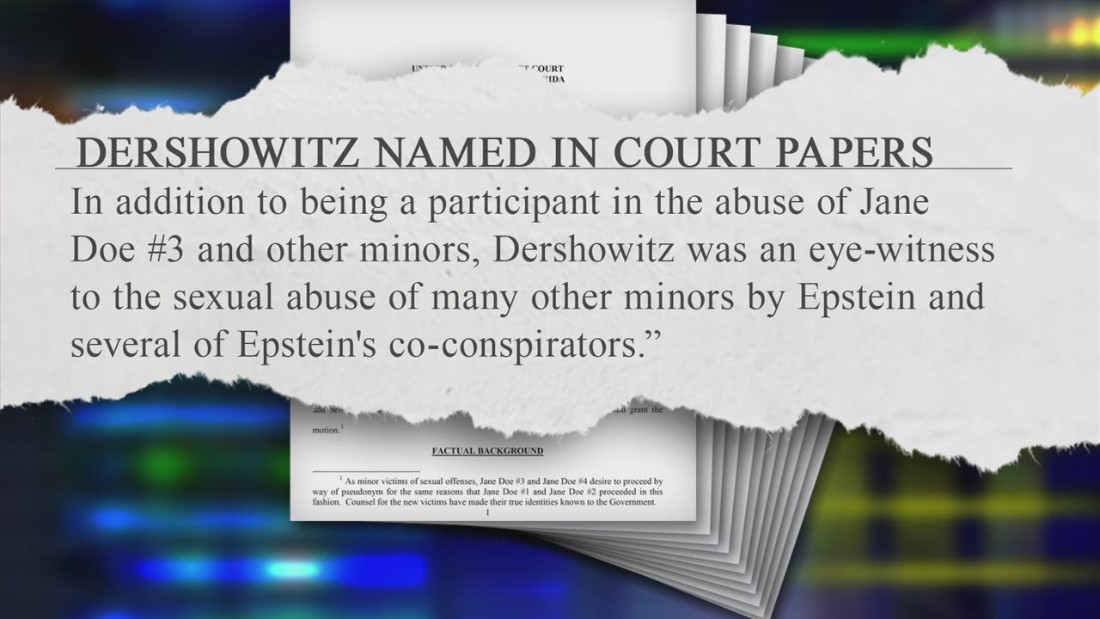 Dershowitz Files Court Challenge To Sex Allegation Cnn 