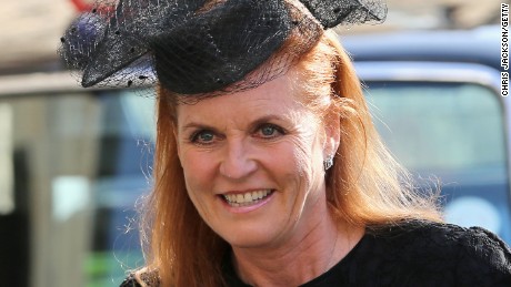 Caption:LONDON, ENGLAND - MARCH 13: Sarah Ferguson attends a memorial service for Sir David Frost at Westminster Abbey on March 13, 2014 in London, England. (Photo by Chris Jackson/Getty Images)