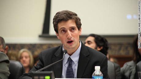 Matthew Segal providing testimony before the U.S. House of Representatives Committee on Education and Labor in 2009. 