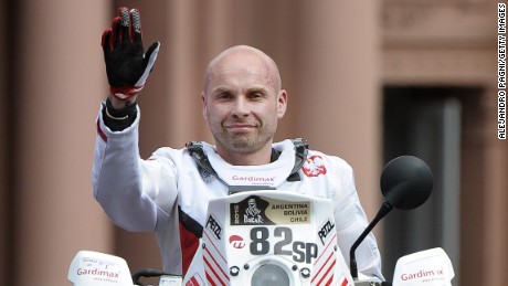 Michal Hernik, who died on Tuesday, was competing in the Dakar for the first time