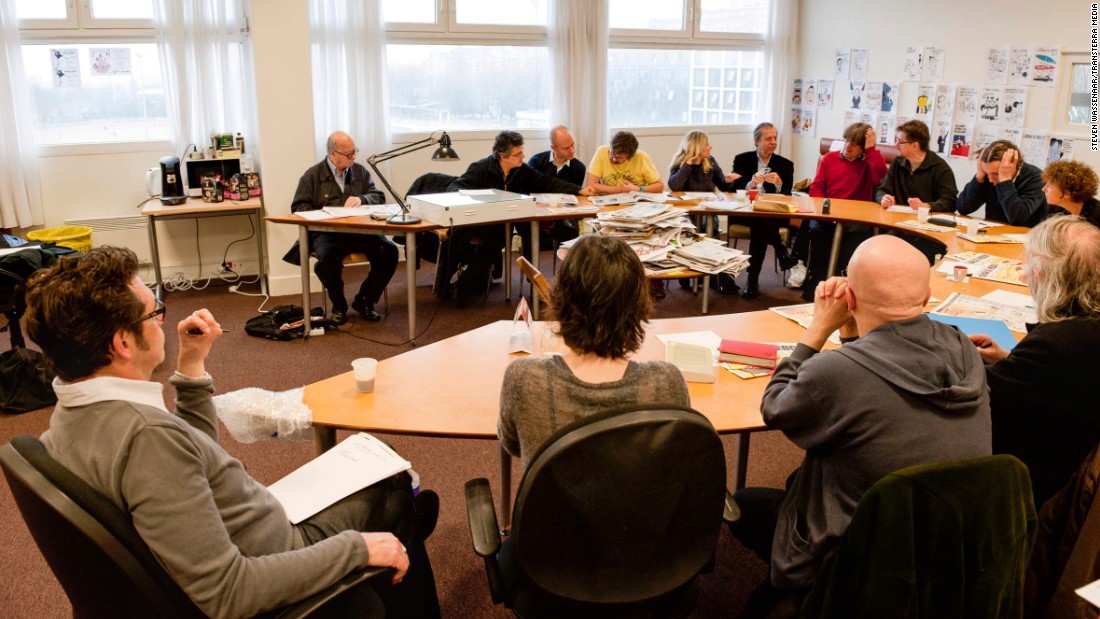 Inside the Charlie Hebdo office in 2012