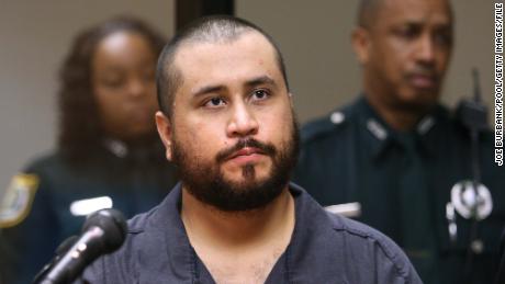 George Zimmerman, the acquitted shooter in the death of Trayvon Martin, faces a Seminole circuit judge during a first-appearance hearing on charges including aggravated assault stemming from a fight with his girlfriend on November 19, 2013, in Sanford, Florida.