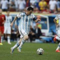 messi dribble argentina world cup 2014