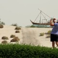  Al Ghazal sand golf course Abu Dabi