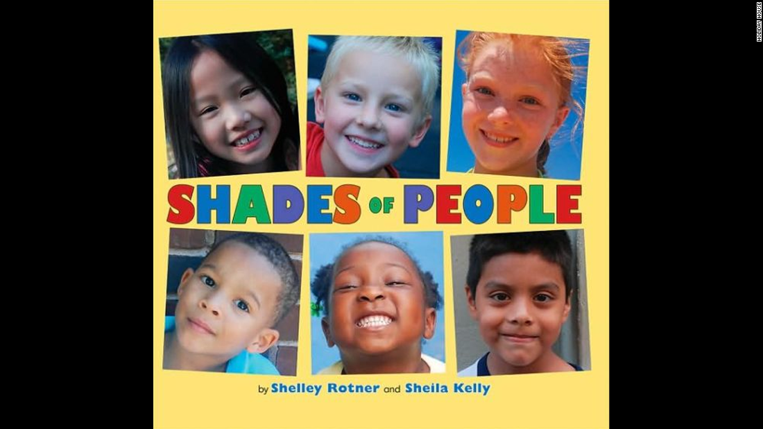 &quot;Shades of People,&quot; by Shelley Rotner and Sheila Kelly, is a photography book that shows the variety of physical traits people have.