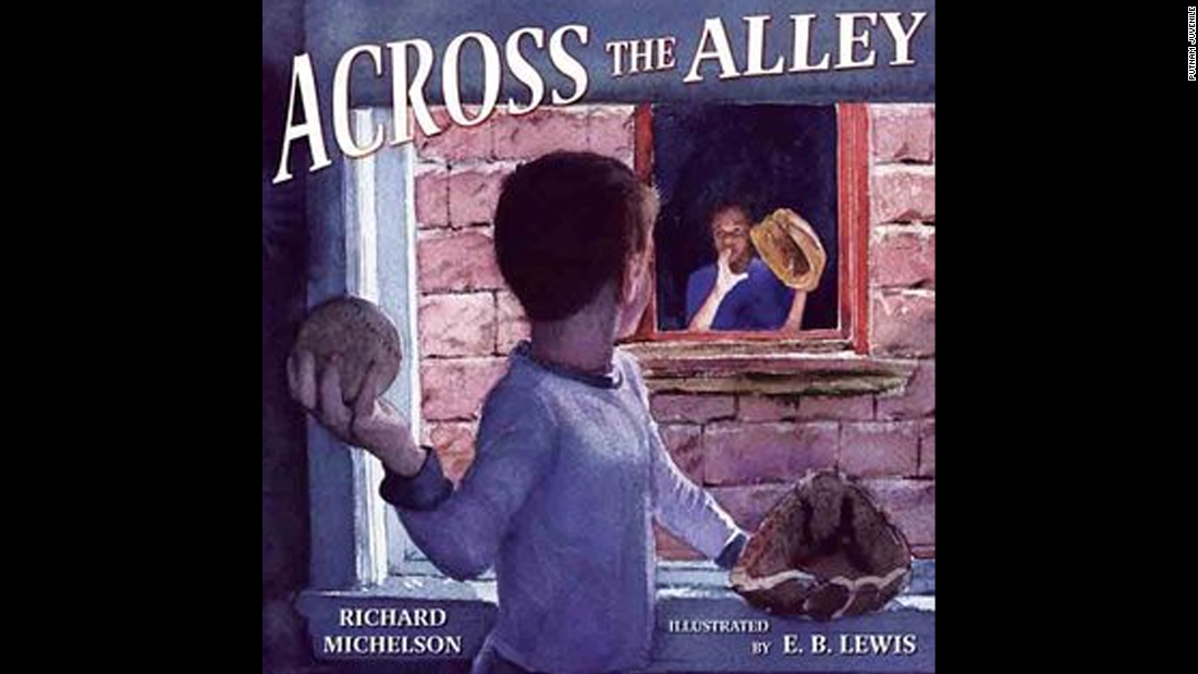 &quot;Across the Alley,&quot; written by Richard Michelson and illustrated by E.B. Lewis, tells the story of an African-American child and Jewish child who develop a secret friendship.