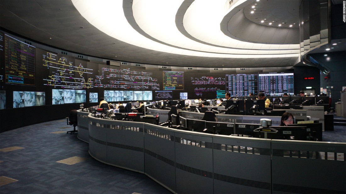 Inside The Hong Kong Metro System S Nasa Like Control Room