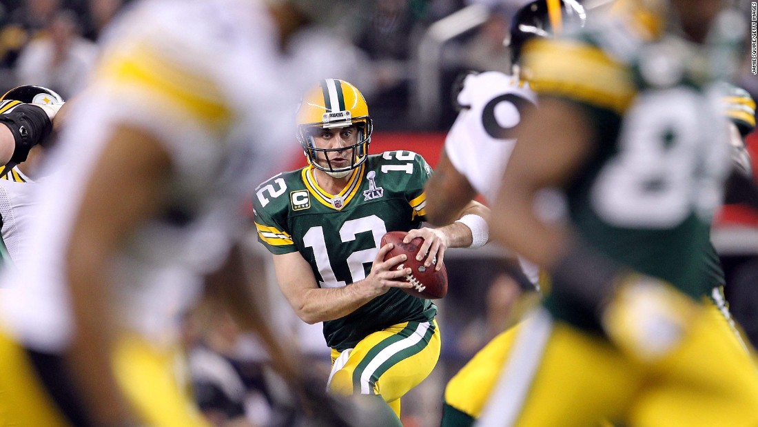 &lt;strong&gt;Super Bowl XLV (2011):&lt;/strong&gt; Quarterback Aaron Rodgers had 304 passing yards and three touchdowns as the Green Bay Packers defeated Pittsburgh 31-25.