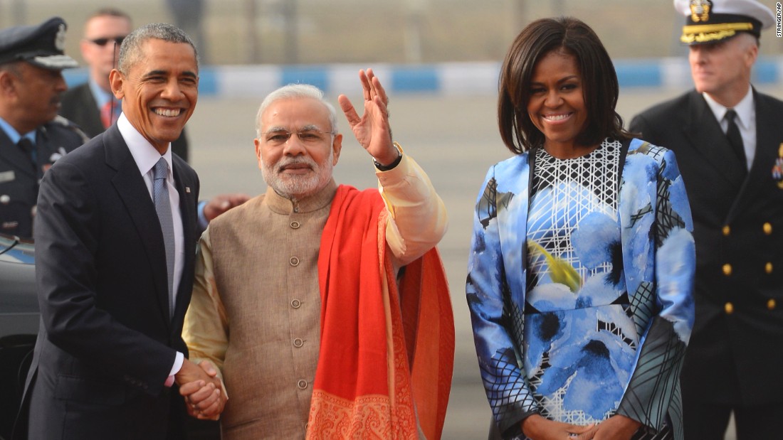 when did obama visit india