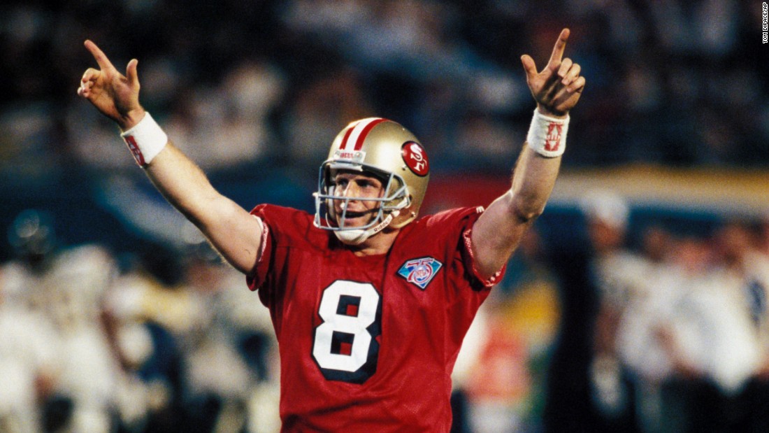 &lt;strong&gt;Most touchdown passes in a game:&lt;/strong&gt; Quarterback Steve Young threw six touchdowns passes — a Super Bowl record — as his San Francisco 49ers blew out San Diego 49-26 in January 1995.