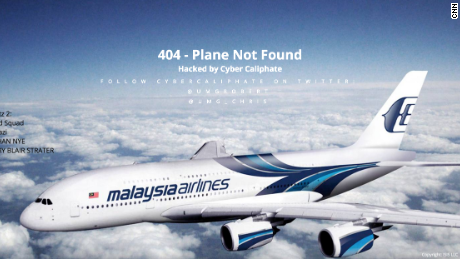 Malaysia Airlines website hacked by 'Cyber Caliphate'  CNN