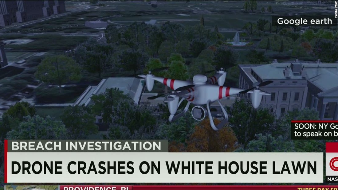 Drone Crashes On White House Lawn Cnn Video