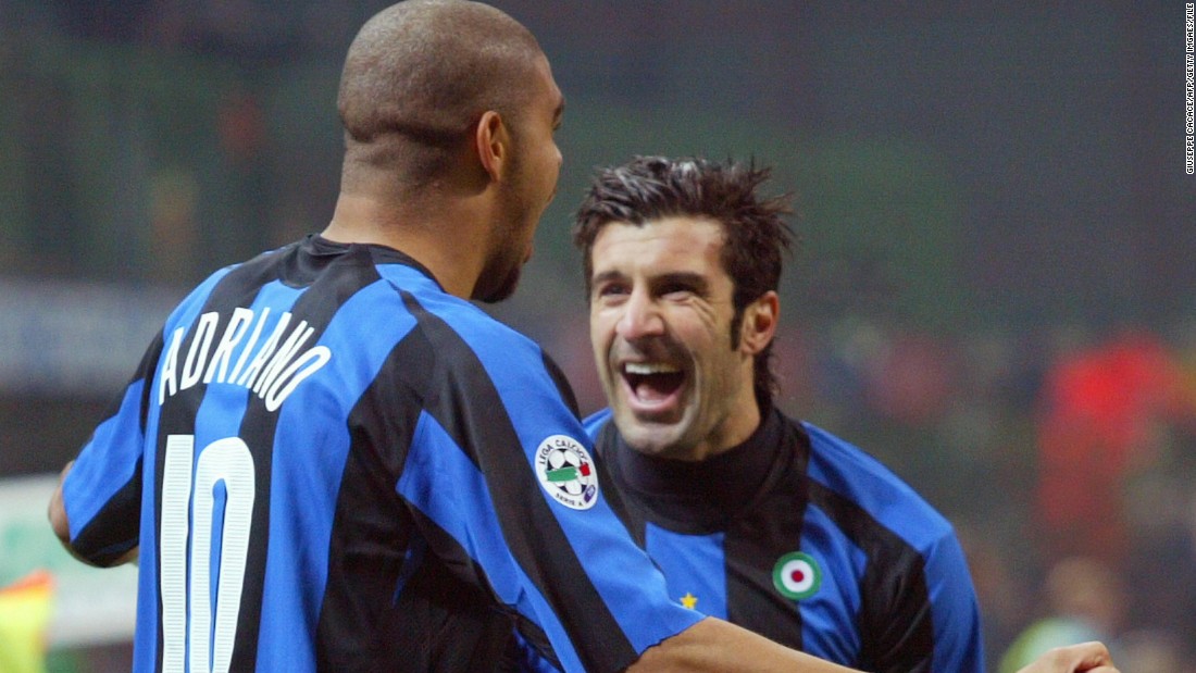 In 2005, Figo moved to Italy to join Inter Milan, winning four successive Serie A titles, one Italian Cup and three Italian Super Cups before retiring in 2009.