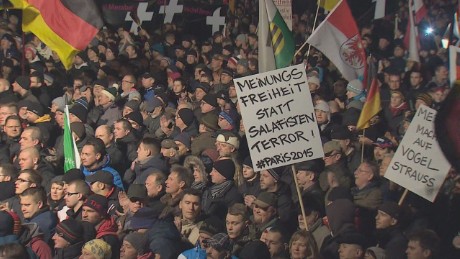Inside march against Islam in Germany