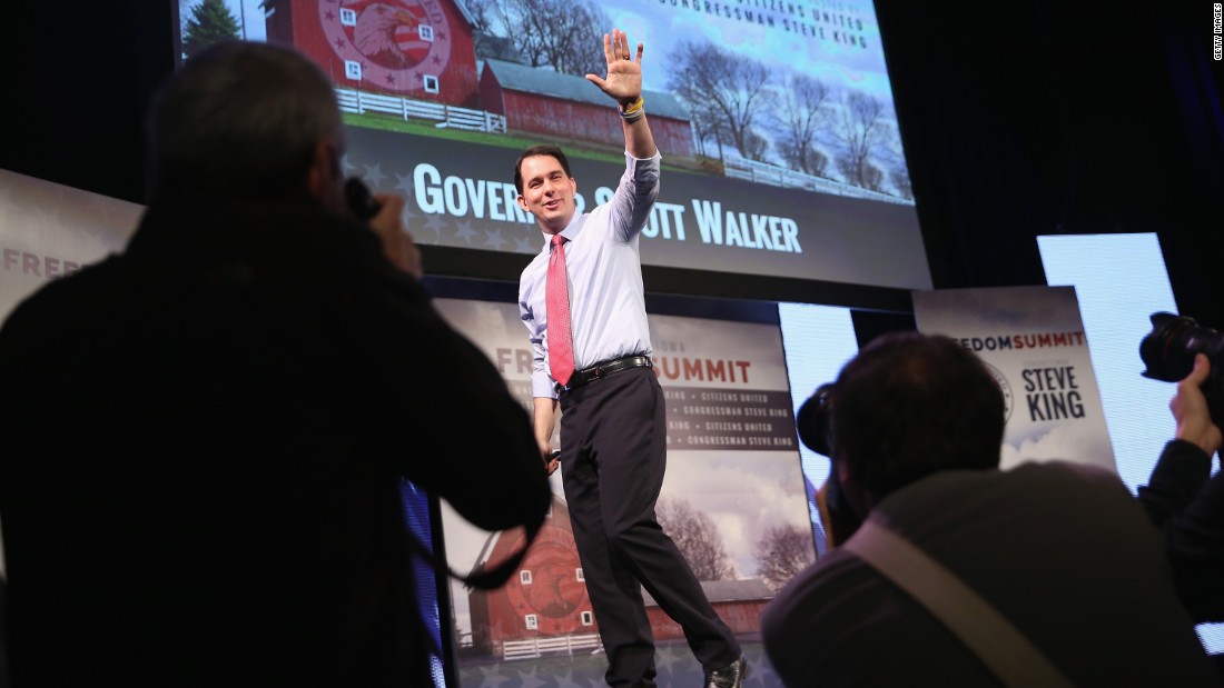 Walker Leads In Early Iowa Poll Cnnpolitics