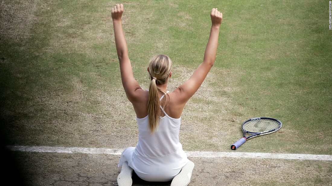 And Sharapova opened her grand slam account against Williams at Wimbledon in 2004. 