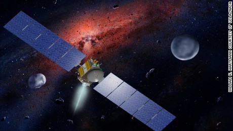 NASA的黎明任务在我们太阳系中的陌生地方结束