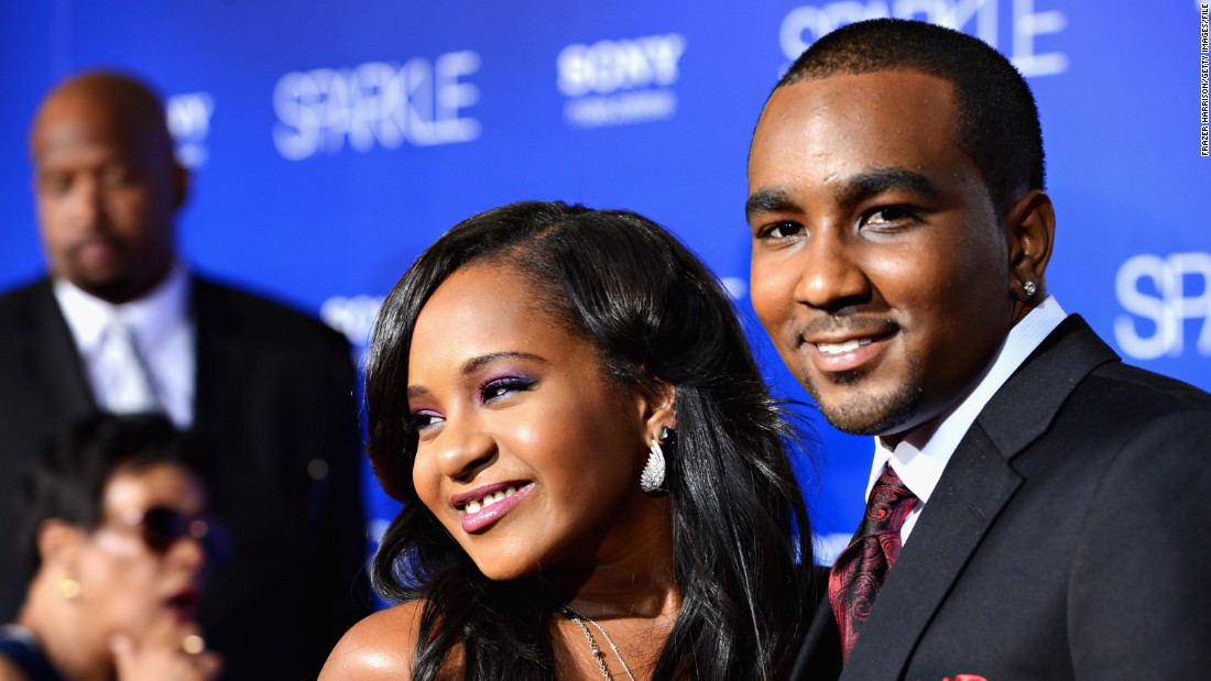 Bobbi Kristina Brown and Nick Gordon arrive at the 2012 movie premiere of &quot;Sparkle&quot; in Hollywood. Brown and Gordon &lt;a href=&quot;http://www.cnn.com/2013/07/10/showbiz/celebrity-news-gossip/houston-daughter-engaged-ew/&quot;&gt;reportedly were engaged&lt;/a&gt; in 2013. An attorney for her father &lt;a href=&quot;http://www.cnn.com/2015/02/04/entertainment/whitney-houston-daughter-bobbi-kristina-hospitalized/&quot;&gt;says the two never married&lt;/a&gt;, contrary to some reports.