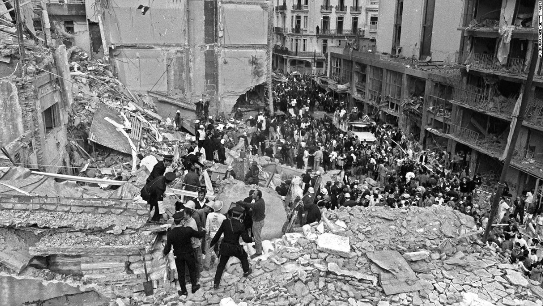 The bombing of the Argentine Israelite Mutual Association (AMIA) building in Buenos Aires on July 18, 1994, is the deadliest terror attack in the country&#39;s history. Eighty-five people were killed. 