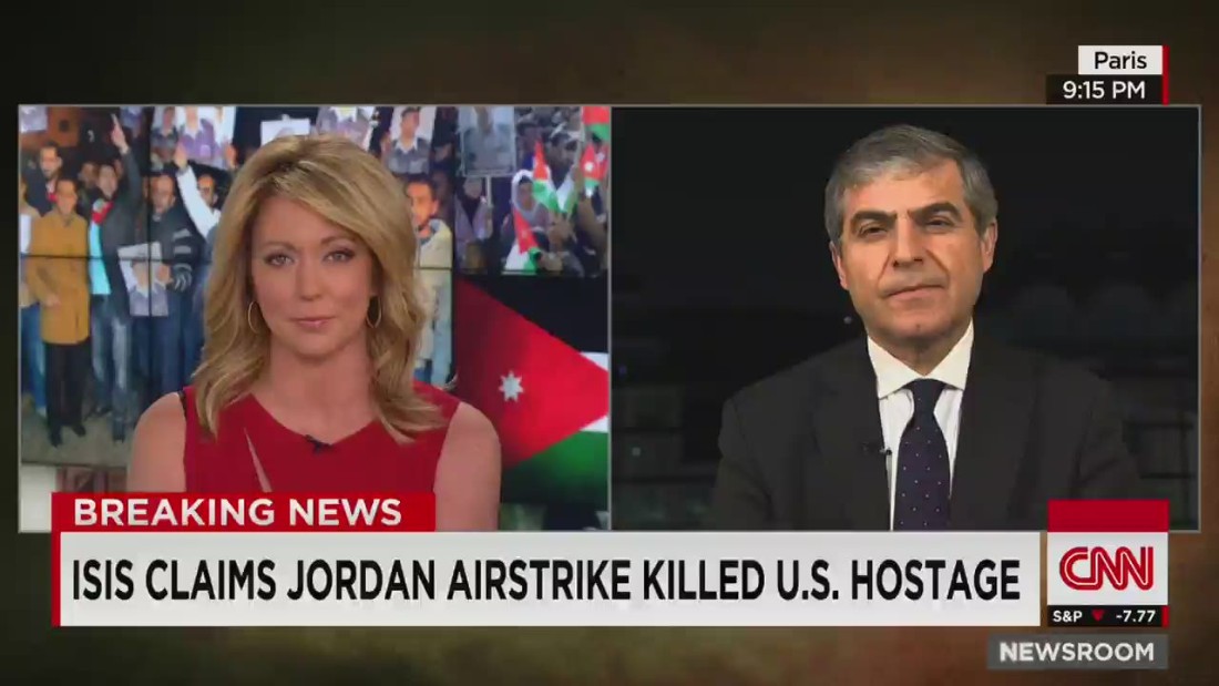 Isis Claims Jordan Airstrike Killed U S Female Hostage Cnn Video