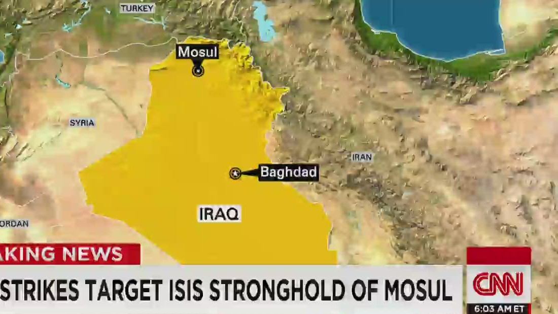 Airstrikes pound ISIS targets in Mosul - CNN