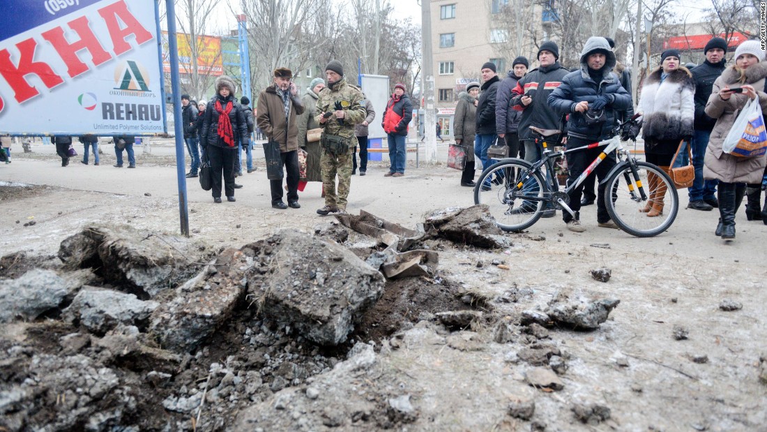 Kramatorsk Shelled Day Before Peace Talks Set To Begin Cnn Video