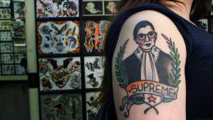 Meet the woman with Ginsburg tattooed on her arm (2015)
