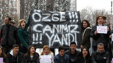 Ozgecan Aslan, 20, was murdered in Turkey last month. Her death sparked massive protests.