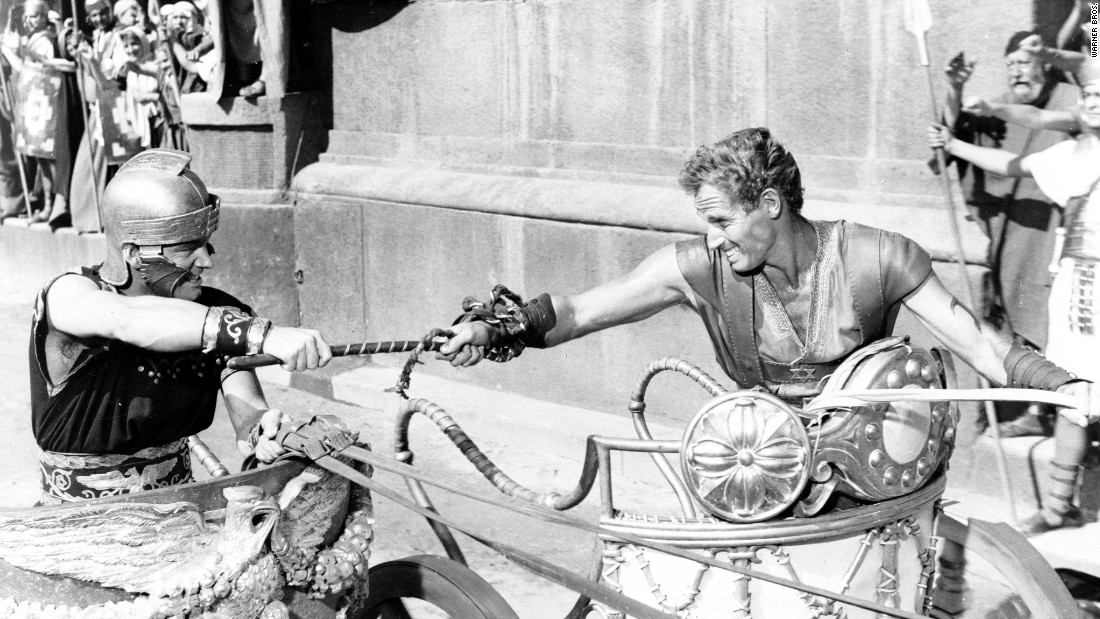 &lt;strong&gt;&quot;Ben-Hur&quot; (1960):&lt;/strong&gt; Biblical epics were all the rage in the 1950s, and none more so than William Wyler&#39;s &quot;Ben-Hur.&quot; The movie won a then-record 11 Academy Awards, including best picture, director (Wyler) and actor (Charlton Heston, right). The chariot scene undoubtedly helped ensure &lt;a href=&quot;http://www.afi.com/10top10/epic.html&quot; target=&quot;_blank&quot;&gt;&quot;Ben-Hur&#39;s&quot; No. 2 ranking on the American Film Institute&#39;s list &lt;/a&gt;of greatest epics.