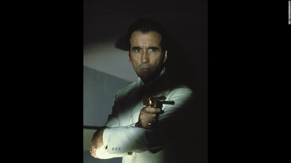 Horror movie king Christopher Lee took on the role of &quot;The Man With the Golden Gun,&quot; Scaramanga, in the 1974 Bond film. Lee&#39;s other roles include &quot;The Wicker Man&quot; and, of course, the &quot;Lord of the Rings&quot; and &quot;Hobbit&quot; films, in which he plays Saruman. 