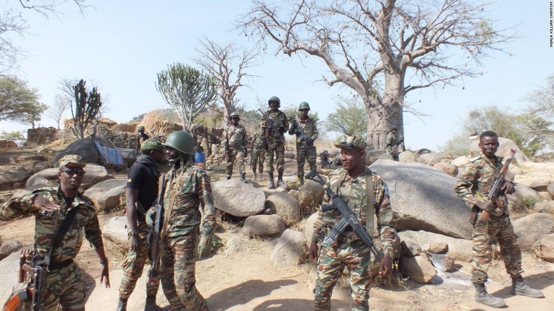 Cameroonian forces are seen in Mabass, a village in northern Cameroon that overlooks a Boko Haram base in Madagali, Nigeria. Boko Haram militants &lt;a href=&quot;http://www.cnn.com/2015/01/18/africa/cameroon-chad-troops-boko-haram/&quot; target=&quot;_blank&quot;&gt;attacked Mabass and the village of Makxy&lt;/a&gt; on January 18. Boko Haram is an &lt;a href=&quot;http://www.cnn.com/2014/02/27/world/africa/nigeria-year-of-attacks&quot;&gt;Islamist militant group&lt;/a&gt; that has been waging a campaign of terror aimed at instituting its extreme version of Sharia law. Much of its violence has taken place in Nigeria. But neighboring countries, such as Cameroon and Chad, have also been affected.