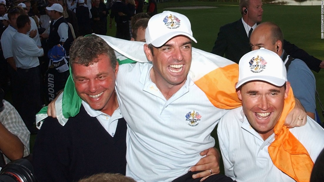 After a year&#39;s postponement due to the 9/11 tragedy in New York, Clarke was back on the winning side in 2002 when Europe regained the trophy thanks to a 15½ - 12½ victory at the Belfry near Birmingham.