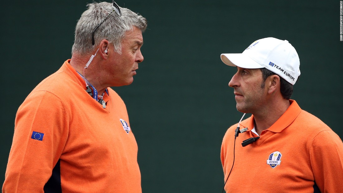 Clarke has also served a vice captain twice, in 2010 and 2012. He assisted Jose Maria Olazabal (R) during Europe&#39;s incredible comeback at Medinah in 2012, when it retained the trophy 14½ to 13½ having trailed 10-6 going into Sunday&#39;s singles.