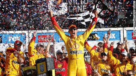 Joey Logano won last year&#39;s NASCAR Sprint Cup Series Daytona 500 at Daytona International Speedway.