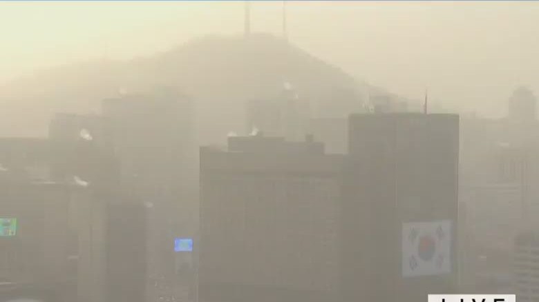 Yellow Dust Blankets Seoul Cnn Video