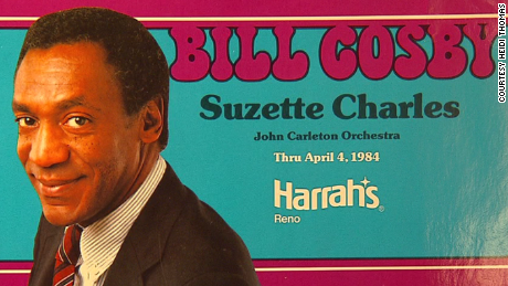 Heidi Thomas saved a postcard from Cosby&#39;s performance at Harrah&#39;s.