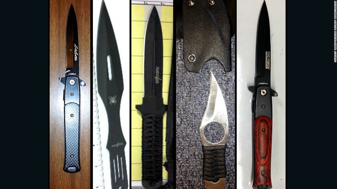 Hunting Knife In Checked Baggage