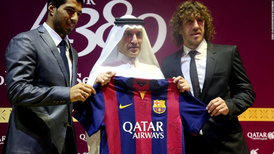 Barcelona signed it&#39;s first commercial shirt sponsorship deal with Qatar Airways in 2013, breaking a century long spell of avoiding corporate sponsors. 