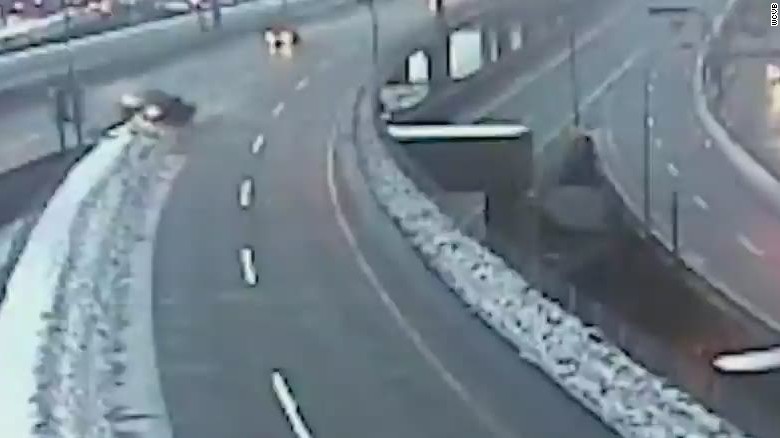 Man Survives Terrifying Crash Off Bridge Cnn Video