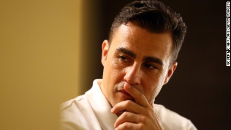 Fabio Cannavaro, seen prior to a press conference for the Global Legends Series in Bangkok in December 2014, has been handed a custodial sentence for breaking into his Naples property.