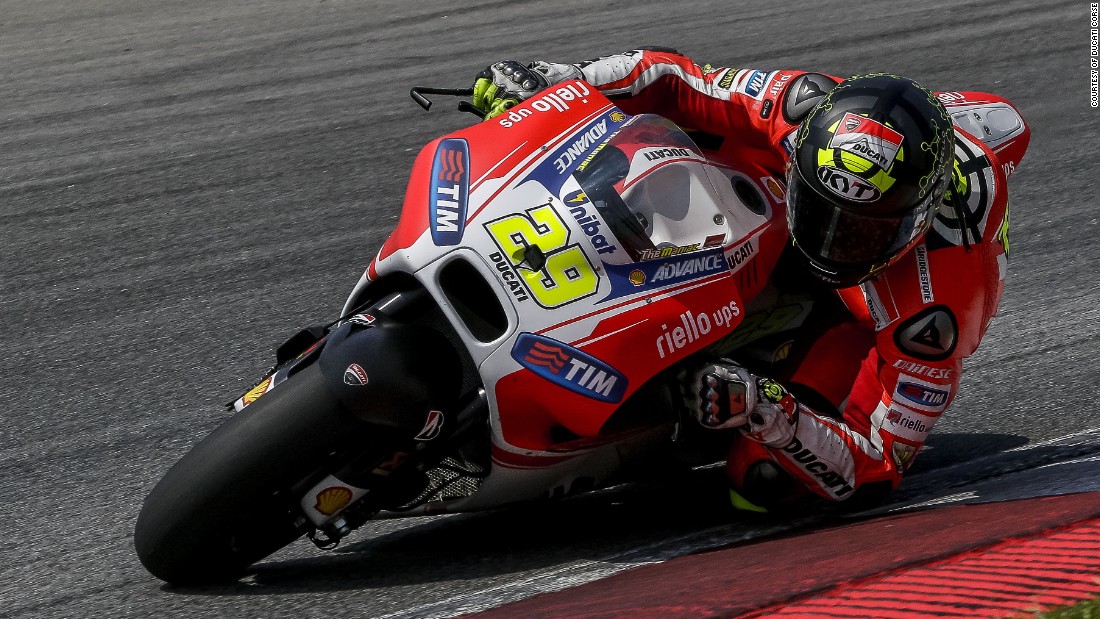 Crutchlow&#39;s replacement at Ducati, Andrea Iannone finished a very promising fourth.  