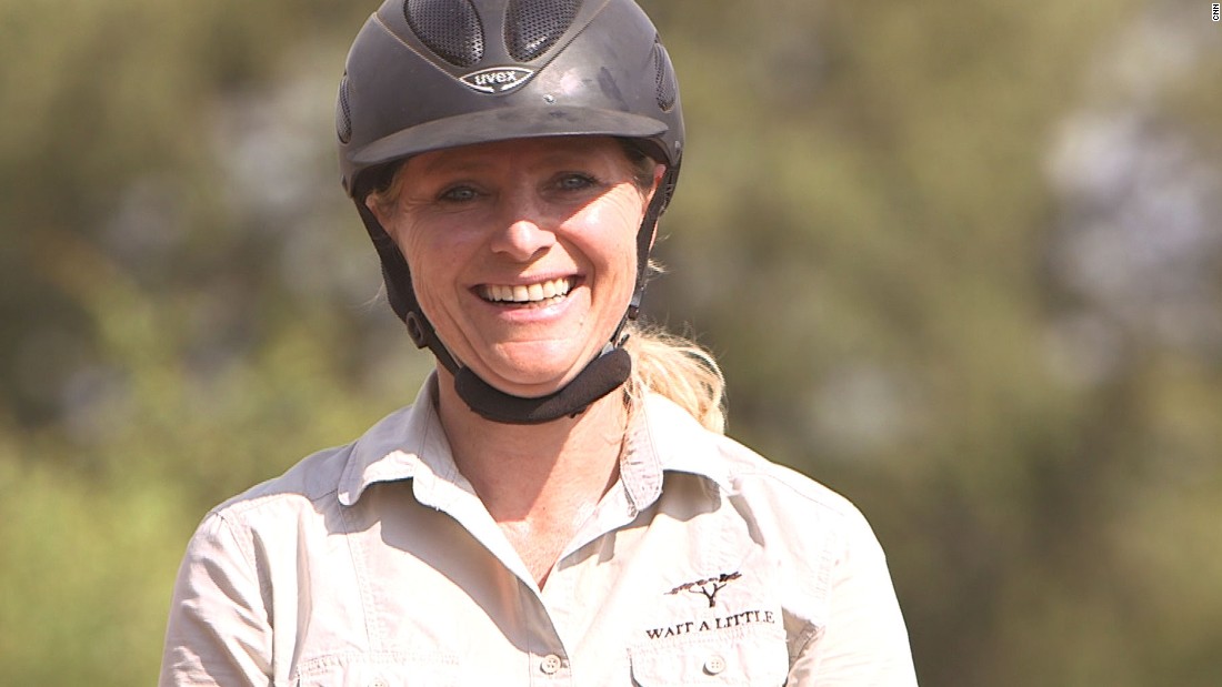 All 40 of Wait A Little&#39;s horses are rigorously trained by Kusseler&#39;s wife, Gerti, an experienced equestrian rider and FEI coach. Only after two years schooling are horses allowed to carry guests into the bush 