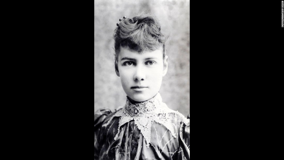 &lt;a href=&quot;http://www.pbs.org/wgbh/amex/world/peopleevents/pande01.html&quot; target=&quot;_blank&quot;&gt;Nellie Bly&lt;/a&gt; (1864-1922) was a journalist for the New York World when she went undercover for 10 days at the mental asylum on Blackwell&#39;s Island and returned with a stunning expose of physical abuse, force-feeding and rotten food. The island appears on the app. 