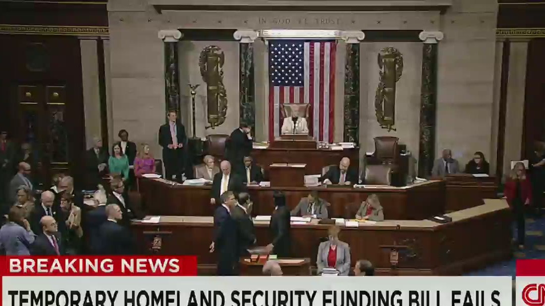 House passes bill to fund Homeland Security for 7 days CNN Video