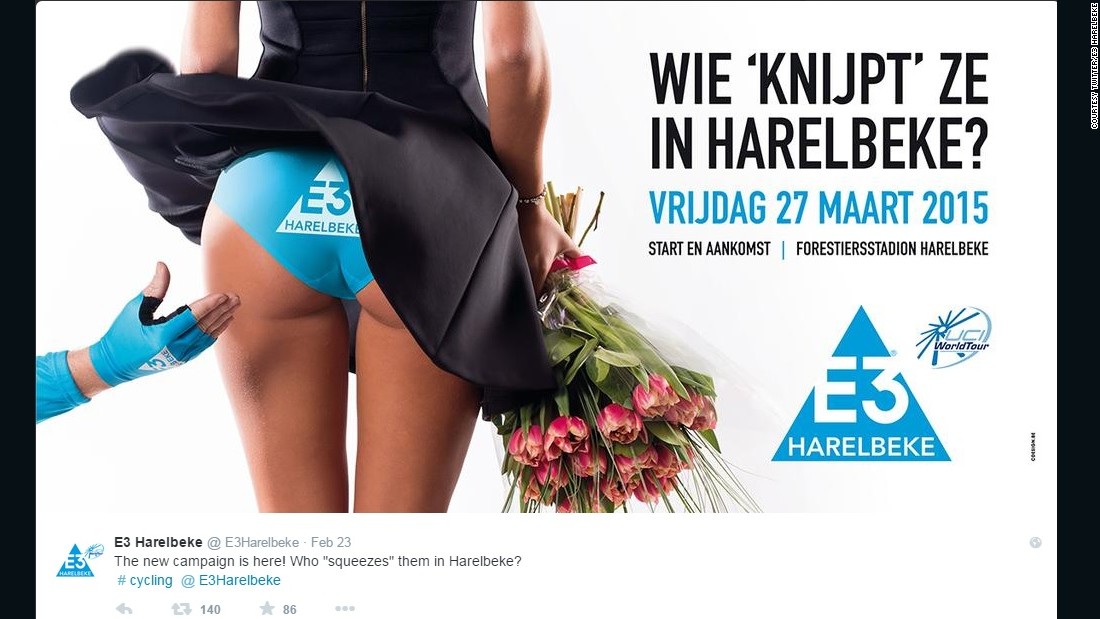 The poster which appeared on E3 Harelbeke&#39;s Twitter feed, advertising their 2015 race.