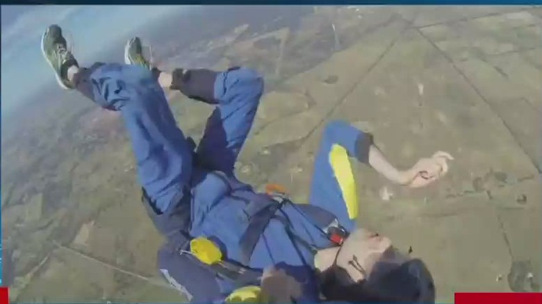 Surviving A Seizure While Skydiving Cnn Video