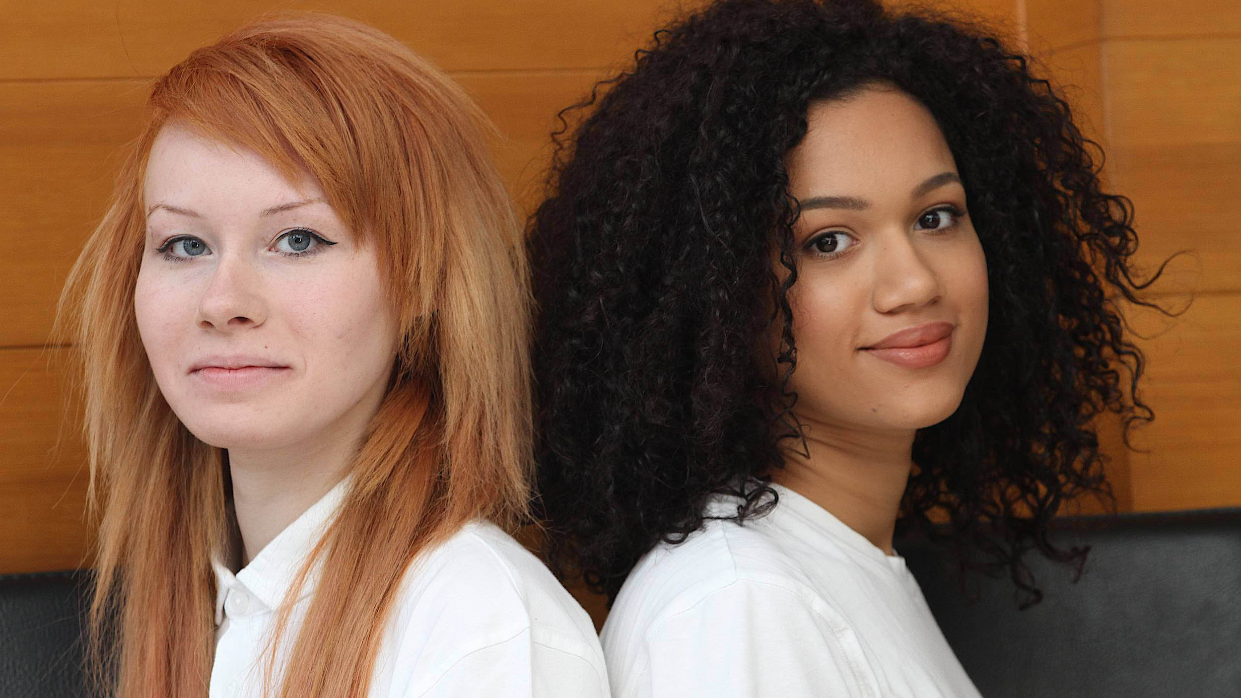 Mixed couple with black and white twins